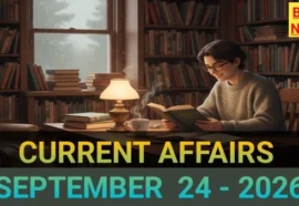 Top current affairs 24th september 2026 - కరెంట్ అఫైర్స్