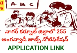 Nagarkarnool district anganwadi jobs notification