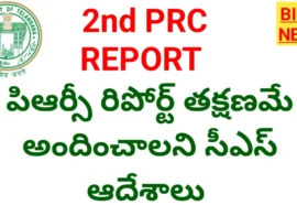 Orders issued to submit the telangana prc report by cs