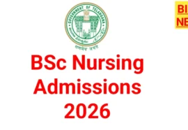Telangana b. Sc nursing admissions 2026
