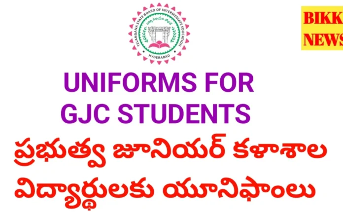 Uniform for government junior college students,