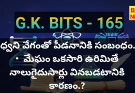Standard gk bits 165 - జనరల్ నాలెడ్జ్ బిట్స్ - bikki news