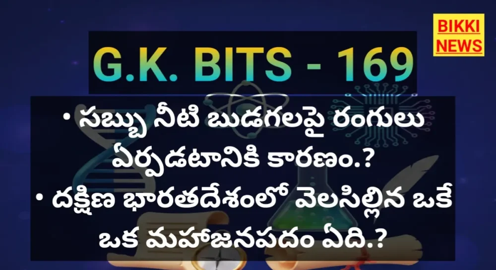 Standard daily gk bits 169