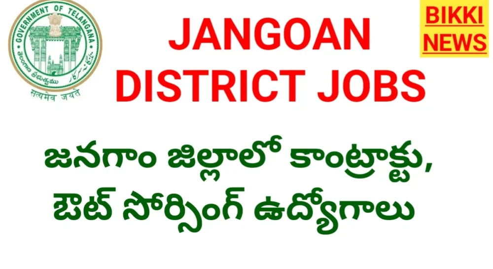 Contract and out sourcing jobs in jangoan district