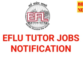 Eflu Tutors Recruitment 2026 - ట్యూటర్ పోస్టుల భర్తీకి నోటిఫికేషన్ విడుదల Eflu tutors recruitment 2026