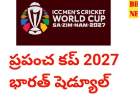 Icc odi world cup 2027 india match schedule