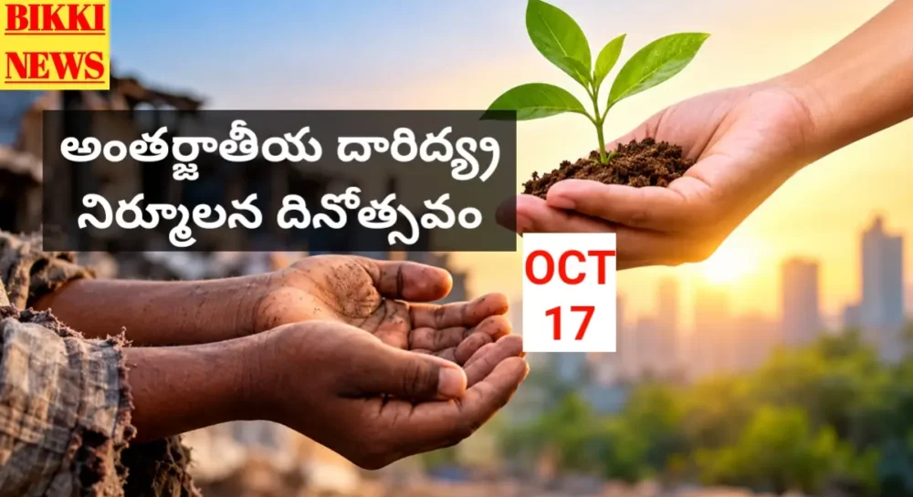 International day for the eradication of poverty october 17th