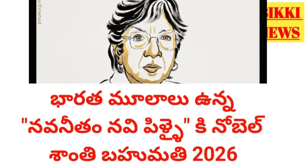 Nobel peace prize 2026 for navi pillay