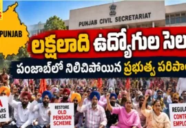 Punjab Employees Strike 2026 - పంజాబ్లో లక్షలాది మంది ప్రభుత్వ ఉద్యోగుల సామూహిక సెలవు Punjab employees strike 2026