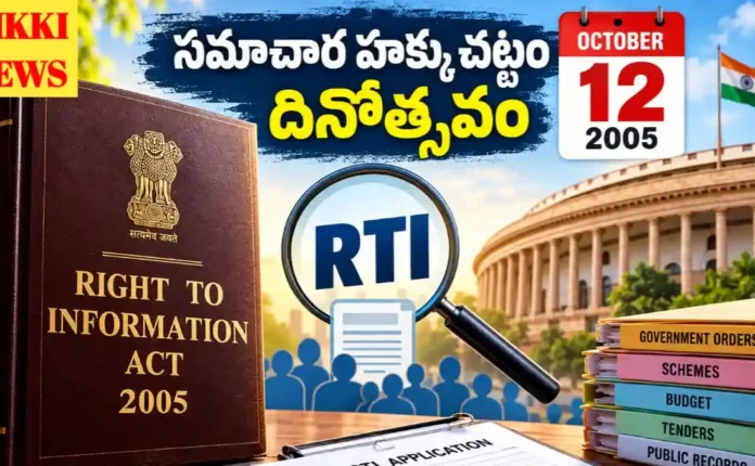 Right To Information Day October 12Th - Rti చట్టం చరిత్ర, ప్రాముఖ్యత, పౌరుల హక్కులు Right to information day october 12th