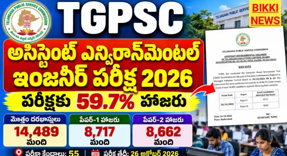 Tgpsc assistant environmental engineer exam 2026