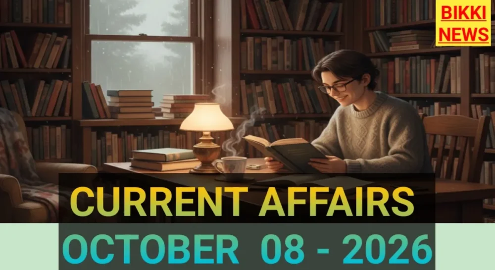 Today current affairs in telugu 8th october 2026