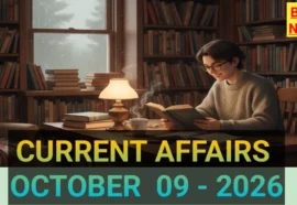 Today Current Affairs In Telugu 9Th October 2026 - కరెంట్ అఫైర్స్ Today current affairs in telugu 9th october 2026