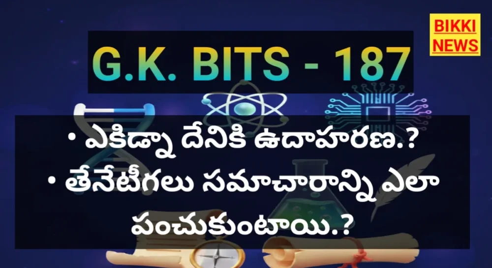 Top gk bits in telugu part 187