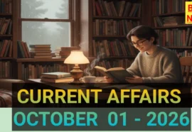 Top current affairs in telugu october 1st 2026