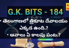 Standard gk bits in telugu part 184